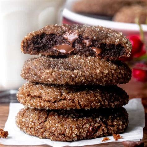 Chocolate Gingerbread Cookies Just So Tasty