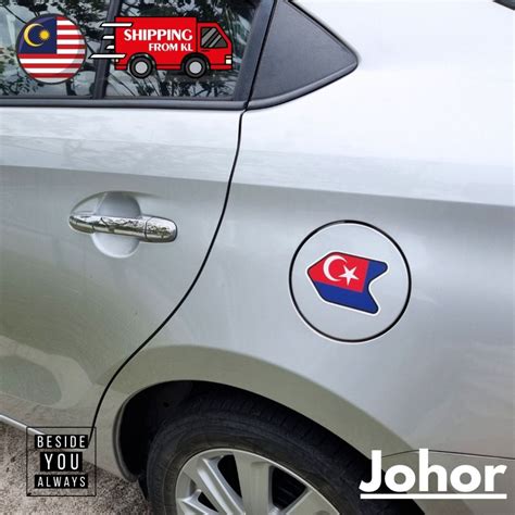 Malaysia Flag Car Magnet Decal State Car Sticker Magnet Bendera