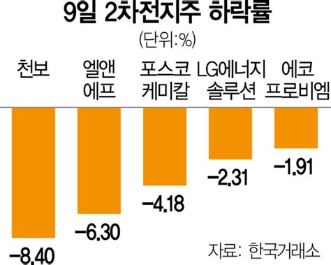 질주하던 2차전지주 덜컹···단기 하락 Vs 조정 국면 네이트 뉴스