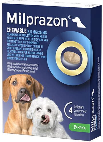 Krka Milprazon Chewable Kleine Hunde Welpen Mg Mg Tabletten Ab