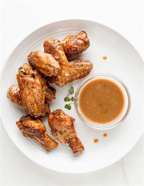 Gluten Free Chicken Wings With Honey Mustard Sauce