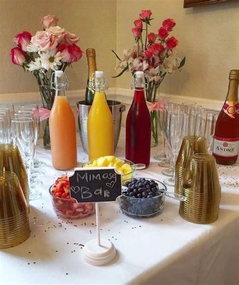 Bridal Shower Mimosa Bar Ideas Diy Cuteness