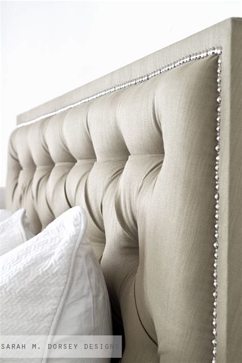 Tufted Headboard With Nailhead How To Dorsey Designs