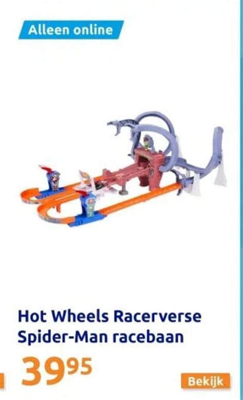 Hot Wheels Racerverse Spider Man Racebaan Aanbieding Bij Action