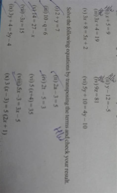 Maths Please Give Me Answer Which I Tick With Pen Plz Answer Me Fast