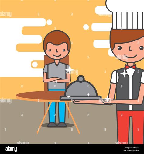 Restaurant Customer Clipart