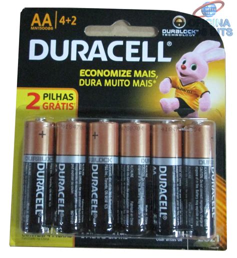 Pilha Alcalina Aa Duracell Mn B