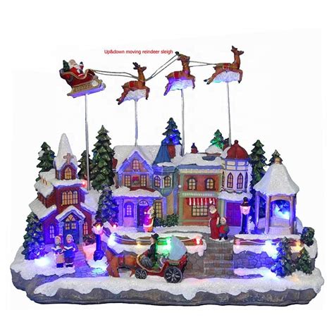 Christmas Decorative Lighted Village Sets Accessories Christmas Village ...