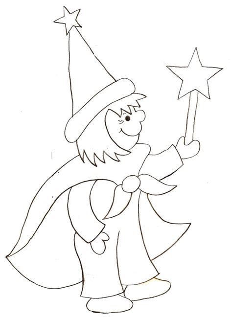 Dessins De Coloriage Magicien Imprimer Sur Laguerche Page