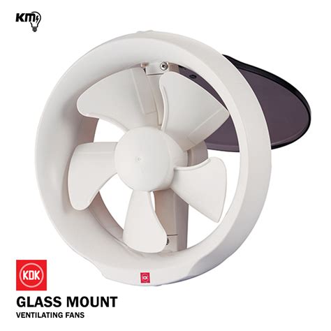 KM Lighting Product KDK Ventilating Exhaust Fan Glass Mounted