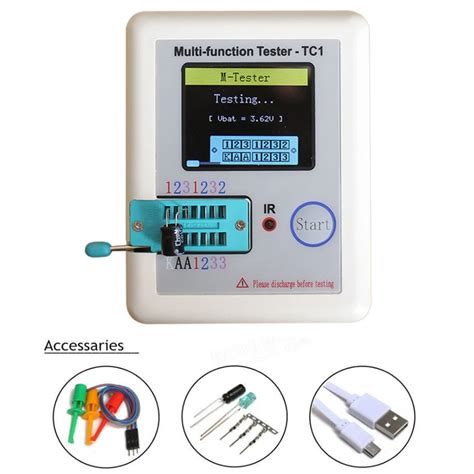 T Neue Transistor Tester Tft Diode Triode Kapazit T Meter Lcr Esr