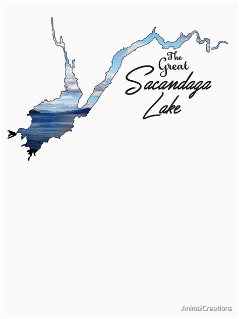 The Great Sacandaga Lake Ny T Shirt For Sale By Animalcreations