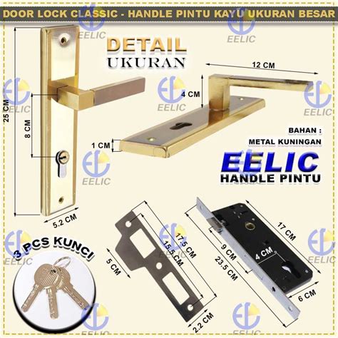 Detail Ukuran Kunci Pintu Rumah Koleksi Nomer