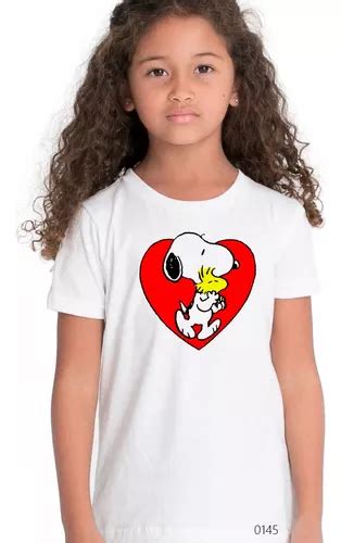 Playera Snoopy Coraz N Woodsotck Amistad Camiseta Ch Meses Sin Inter S