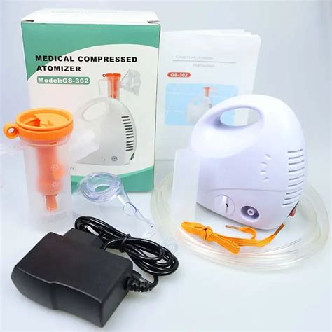 Nebulizador Compacto Para Asma M Quina Nebulizadora Con Accesorios