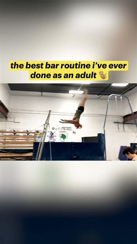 the best bar routine i’ve ever done as an adult 🐒 | Gymnastics, Gymnastics for beginners ...