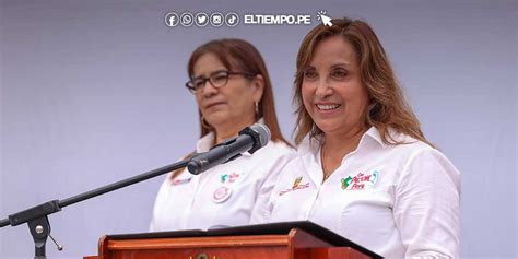 Piura Dina Boluarte llega a la región para entrega de colegios