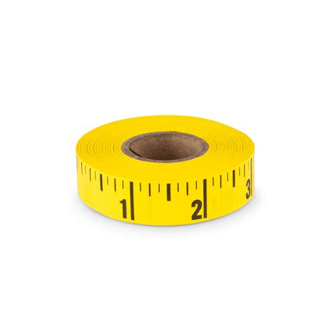 Adhesive Tape Measure 36 Strips Inches Yellow Cleaners Supply