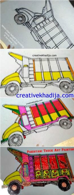 Easy and Unique Pakistani TruckArt GlassPainting Tutorial