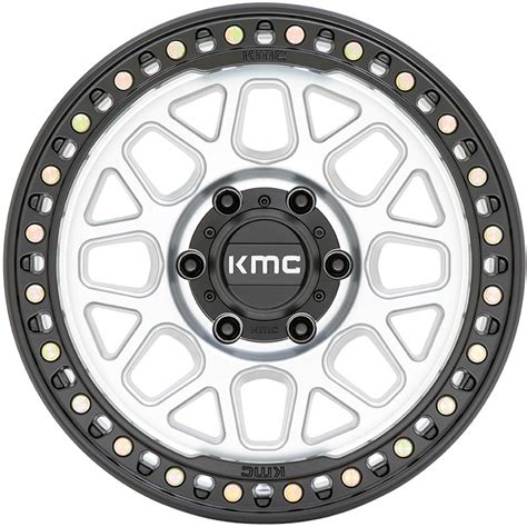 KMC KM549 GRS Machined W Satin Black Lip Wheels 4WheelOnline