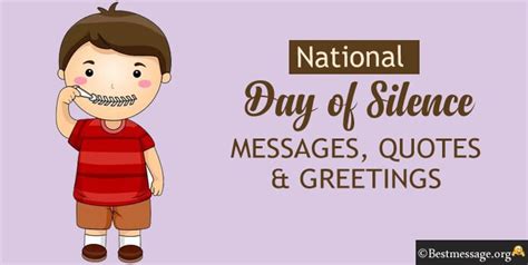 National Day Of Silence Messages Quotes And Sayings Sample Messages