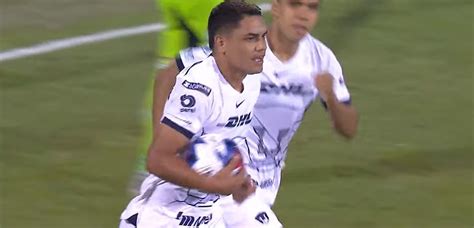 Gabriel Fern Ndez Convirti Su Primer Gol En Pumas Que Cay Por