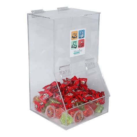 Manufacturing Acrylic Clear Candy Box Bulk Food Dispenser Gravity Feed Store Organizer Box - Buy ...