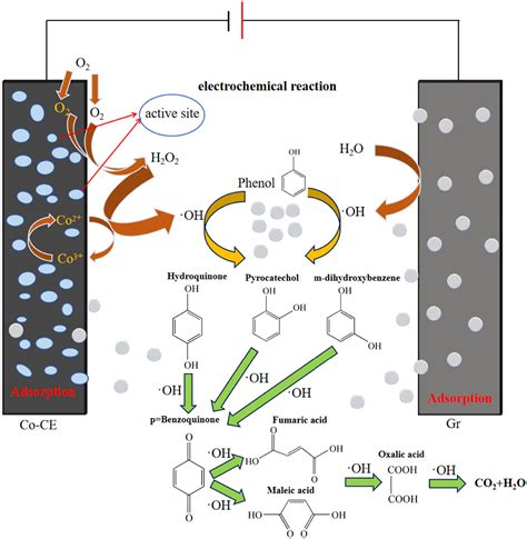 Adsorption Synergy Electrocatalytic Degradation Of Phenol By Active