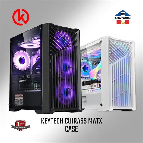 Keytech Cuirass MATX Tempered Desktop Computer PC Case Shopee Philippines