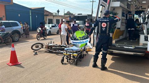 Motociclista fica em estado grave após queda na Rua Petrolina News