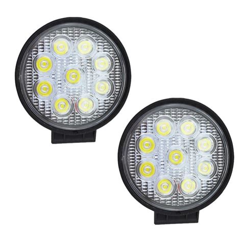 X Faro W Rotondo Faretto Led Da Lavoro Led Di Profondit Auto