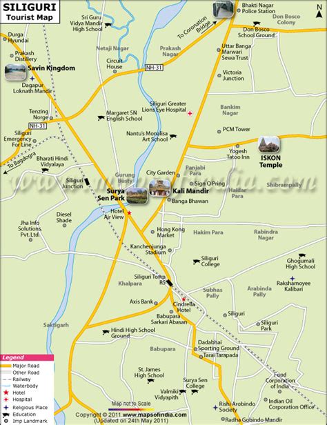 Siliguri India Map | Time Zones Map