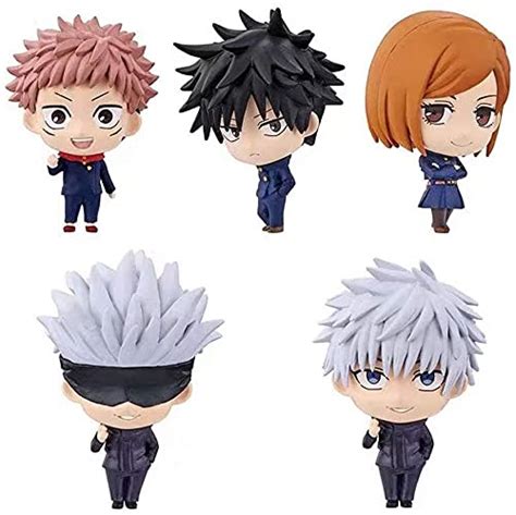 Buy Pcs Jujutsu Kaisen Cake Toppers Figure Gojo Satoru Itadori Yuji