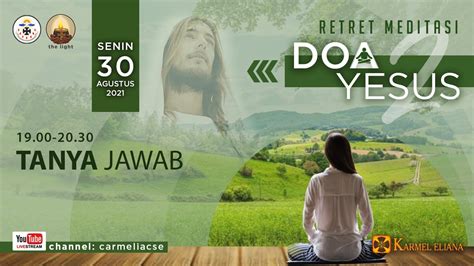 Sesi Tanya Jawab Ret Ret Meditasi Doa Yesus Mdy Ags Sep