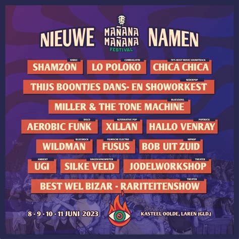 15 15 15 15 15 Nieuwe Namen Mañana Mañana