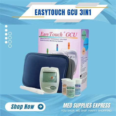 BLOOD GLUCOSE/CHOLESTEROL/URIC MONITOR, EASYTOUCH GCU 3IN1 | Lazada PH