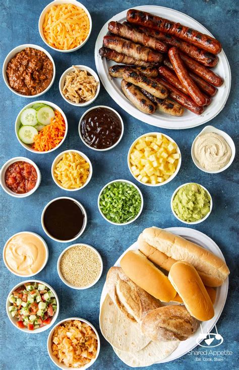 Hot Dog Bar Toppings