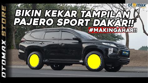 Modifikasi Mitsubishi Pajero Sport Dakar Paling Gahar Pakai Velg Black