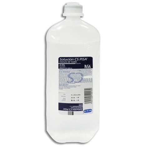 Solución CS Cloruro Sodio 0.9% Inyectable 1,000ml Pisa - Grupo Medical