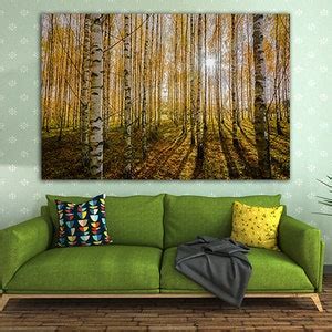 Birkenwald Birke Wald Kunst Birke Leinwand B Ume Leinwand Kunst B Ume