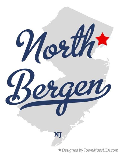 map  north bergen nj  jersey