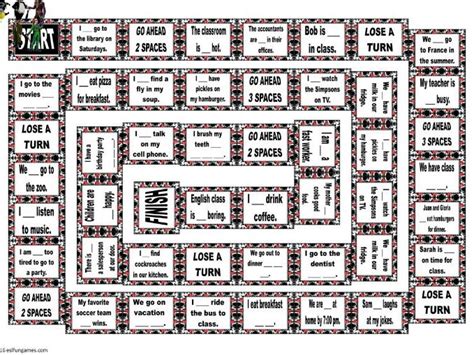 Adverbs Of Frequency And Frequency Expressions Animated Board Game Teaching Resources