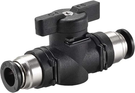 Bwintech Pcs Mm Pneumatic Ball Valve Push To Connect Fittings Buc