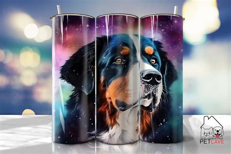 Bernese Mountain Dog Universe Tumbler Graphic by Pet Cave · Creative