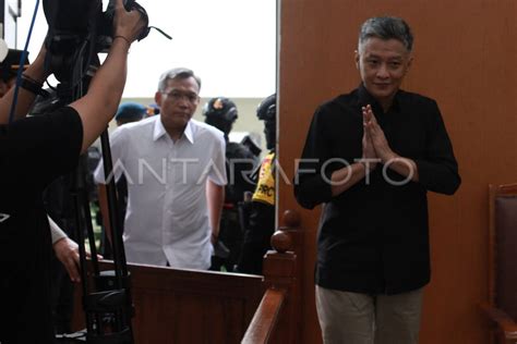 SIDANG LANJUTAN KASUS PERINTANGAN PENYIDIKAN ANTARA Foto