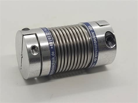 Stainless Steel Toolflex Metal Bellow Coupling For Servo Motor Size