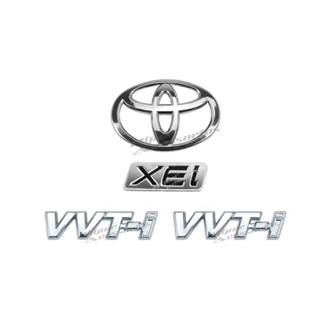 Emblemas Logo Toyota Grade Xei E Vvt I Corolla 2003 2004 2005 2006 2007