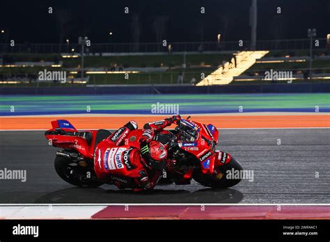 Doha Qatar 10th Mar 2024 Ducati Lenovo Team S Italian Rider