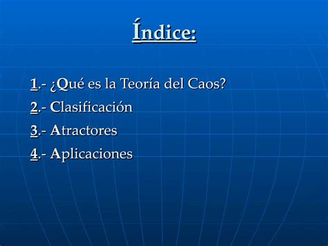 Teoria Del Caos05 Ppt Descarga Gratuita