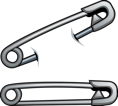 Download Graphic Free Stock Pins Clipart Big Thing Safety Pin Clip